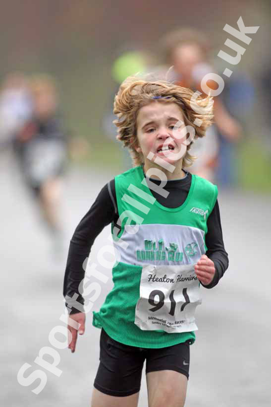 Under-11s winner 911, Heaton Harriers Memorial Road Race.